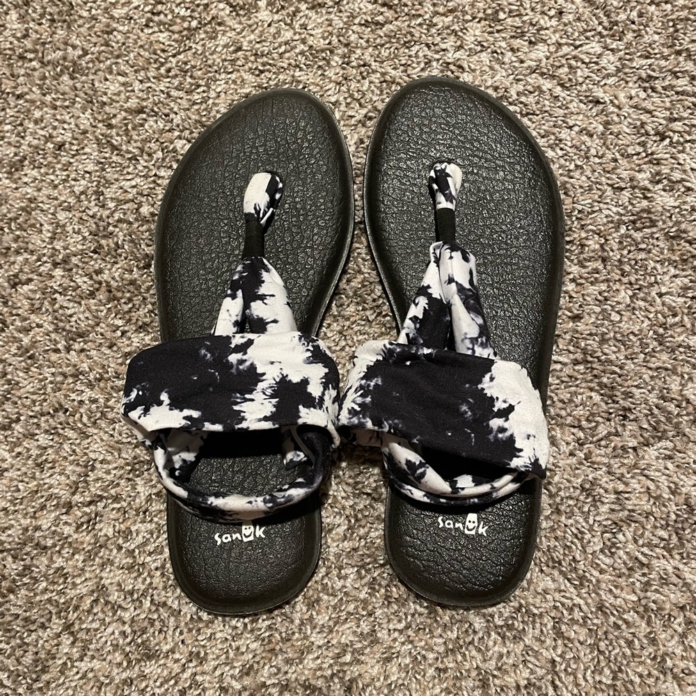 Sanuk Yoga Sling Tie Dye Size 10
